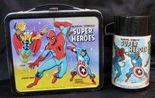 Usado, Lancheira e garrafa térmica vintage SUPER HEROES - MCU Spider-Man (1976) C-8.5 Incrível! comprar usado  Enviando para Brazil