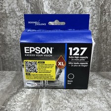 Usado, Cartucho de tinta preta Epson 127XL - Melhor por: 08/2027 embalagem levemente danificada comprar usado  Enviando para Brazil
