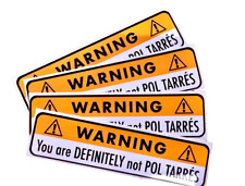 Adesivos de aviso You are Definitivamente not Pol Tarrés para Yamaha Tenere T7 (2 peças) comprar usado  Enviando para Brazil