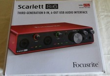 Focusrite scarlett 8i6 d'occasion  Expédié en Belgium