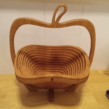 Wooden apple shaped for sale  West Valley City