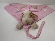 Cobertor Paola da Vinci Tan Puppy Dog Pink Gingham Lovey Brasil comprar usado  Enviando para Brazil