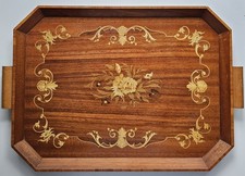 Vintage wooden serving for sale  LISKEARD