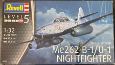 Kit modelo Revell Messerschmitt Me262 B-1/U-1 Nightfighter 04995 1/32 novo na caixa, usado comprar usado  Enviando para Brazil