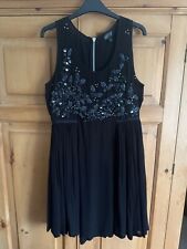 Topshop black sequin for sale  HASTINGS