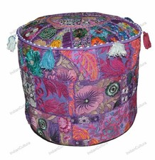 Indien floral pouf d'occasion  Expédié en France