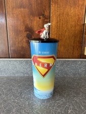 Cine Superman 2025 44 oz. Taza de plástico con cripto topper cine segunda mano  Embacar hacia Mexico