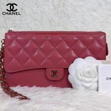 Bolsa carteira corrente pele caviar matelasse CHANEL 250129D comprar usado  Enviando para Brazil