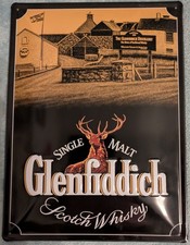 Glenfiddich whisky blechschild gebraucht kaufen  Elchesheim-Illingen