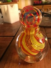 Flacon murano orange d'occasion  Honfleur