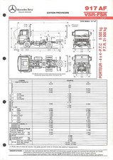 Mercedes trucks 917 d'occasion  Les Bordes