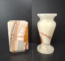 Marble candle holders for sale  WAKEFIELD