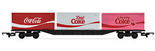 HORNBY COCA-COLA DIET COKE CHERRY COKE PACOTE TRIPLO CONTÊINER VAGÕES DE CARGA comprar usado  Enviando para Brazil