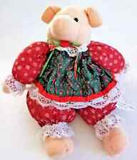 Boneca de Natal Pig Ganz Jangle Recheada 15" 1993 Vestido Piggy apA1 comprar usado  Enviando para Brazil