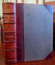 Usado, Drawing Encyclopedia Mechanics Architecture Topography 1869 Appleton leather comprar usado  Enviando para Brazil