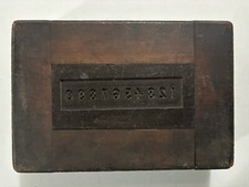 Molde antigo de gesso fundido bloco de madeira decoração arquitetônica numerada comprar usado  Enviando para Brazil
