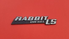 1975-1984 VOLKSWAGEN RABBIT LS DIESEL EMBLEMA PORTÃO TRASEIRO LOGOTIPO EMBLEMA SÍMBOLO FABRICANTE DE EQUIPAMENTO ORIGINAL C19 comprar usado  Enviando para Brazil