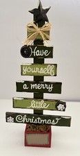 Tabletop wooden christmas for sale  Jackson
