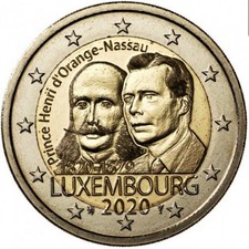 Commémorative luxembourg 2020 d'occasion  Bar-le-Duc