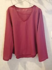 Blouse rouge framboise d'occasion  Bourg-de-Thizy