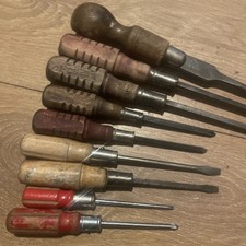 Vintage wooden handled for sale  HARROW