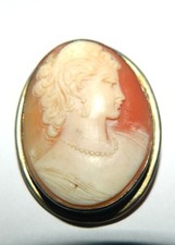 Jolie broche camée d'occasion  Céret