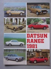 Datsun range orig for sale  UK