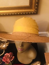 Straw tan hat for sale  Dacula