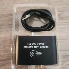 Usado, Divisor Gigabit Ethernet 1 a 4 portas RJ45 LAN adaptador de rede 1000Mbps para PC comprar usado  Enviando para Brazil