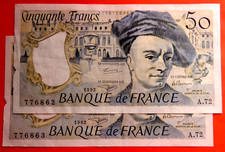 Beau billets francs d'occasion  Biesheim