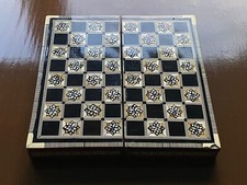 Lackiertes backgammon brett gebraucht kaufen  Köln