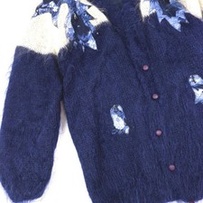 80s blue mohair for sale  BRISTOL