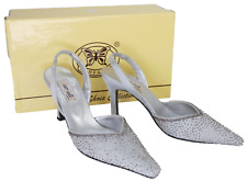 Bridal shoes silver for sale  LIVERPOOL