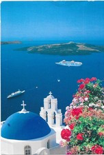 Używany, Ak Santorini, kościół i panorama około 2000 roku na sprzedaż  Wysyłka do Poland