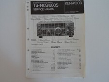 KENWOOD TS 140S 680S (SOMENTE MANUAL DE SERVIÇO DE IMPRESSÃO GENUÍNO)...RADIO_TRADER_IRELAND. comprar usado  Enviando para Brazil