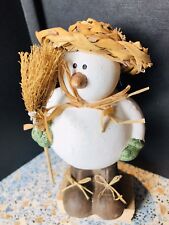 Schneemann strohhut besen gebraucht kaufen  Solingen