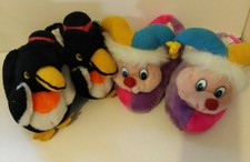 Plush novelty slippers for sale  HAILSHAM