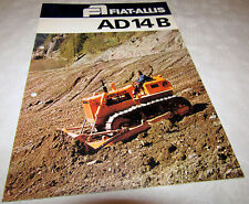 2 Prospekte Fiat Allis AD14B Planierraupe mit technische Angaben comprar usado  Enviando para Brazil