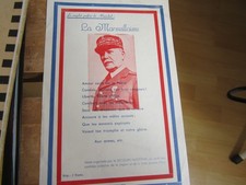 Ancienne affiche marechal d'occasion  Dammartin-en-Goële