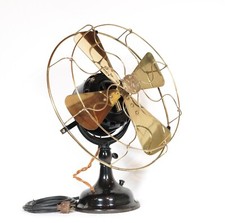 1906 G.E. Ventilador elétrico antigo de latão Panqueca * Lindo * Funciona muito bem comprar usado  Enviando para Brazil