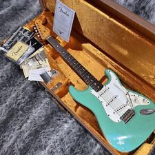 Guitarra Fender Custom Shop 1962 Stratocaster relíquia pesada espuma do mar verde EUA 2009 comprar usado  Enviando para Brazil