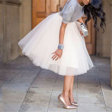 Vestido saia de tule feminino adulto camadas princesa meninas balé tutu dança casamento comprar usado  Enviando para Brazil