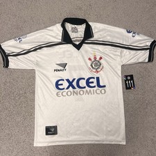 CAMISA DE FUTEBOL CORINTHIANS 1997 HOME #7 MARCELINHO CAMISA PENALIDADE MASCULINA L comprar usado  Enviando para Brazil