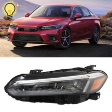 Farol de LED lateral esquerdo Honda Civic Sport Touring 2022-2023 com preto comprar usado Farol de LED lateral esquerdo Honda Civic Sport Touring 2022-2023 com preto comprar usado  Enviando para Brazil