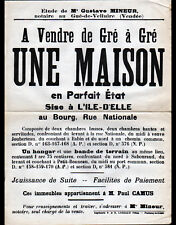 Ile affiche immobiliere d'occasion  Baugy
