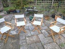 Directors chairs vintage for sale  CHEPSTOW