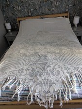Vintage cream crochet for sale  COLEFORD