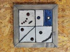 Quadro ceramica raku usato  Barge