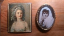 Miniature portrait metal for sale  HYTHE