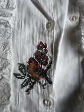 Bayrischer weißer bluse gebraucht kaufen  Hameln